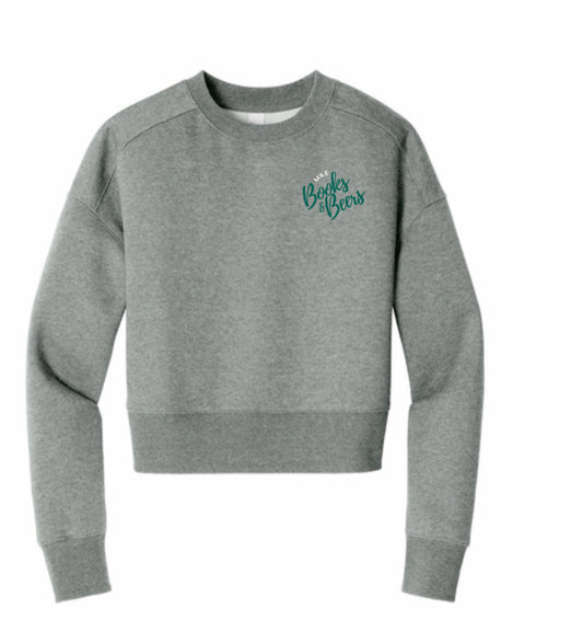 MKE Classics Embroidered Cropped Crewneck